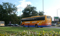 Sanders Coaches SGF 965 (LSK 496) at Fiveways, Barton Mills - 29 Jul 2023 (P1150939)