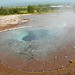 Iceland, Transparent Water in the Geysir Hot Spring
