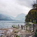 Looking across Buttermere Lake towards Fleetwith Pike (scan from Oct 1991)