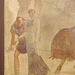 Detail of the Wall Painting with Dirce Tied to the Bull from the House of the Grand Duke in Pompeii in the Naples Archaeological Museum, July 2012