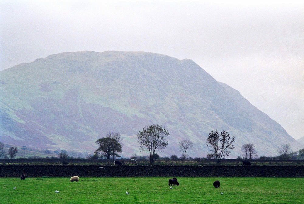 Melbreak from Buttermere (scan from Oct 1991)