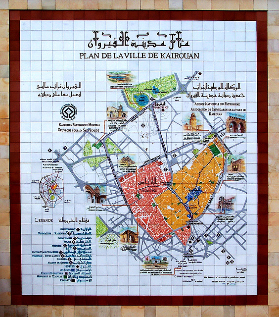 PLAN DE LA VILLE DE KAIROUAN