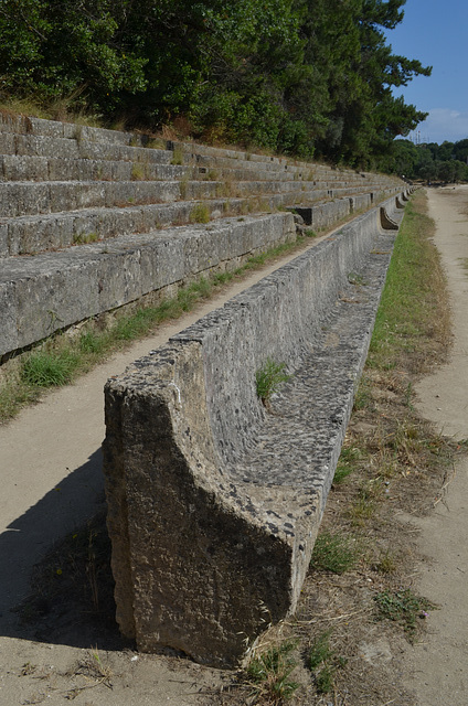 Rhodes, Seats for Spectators at the Ancient Stadium
