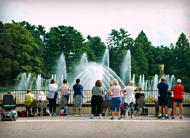 HFF from the Main Fountain at Longwood Gardens!