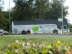 St. Edmunds Travel YJ11 GKE at Fiveways, Barton Mills - 29 Jul 2023 (P1150936)