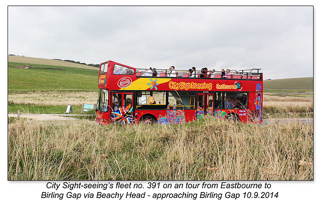 City Sightseeing 391 - Birling Gap - 10.9.2014