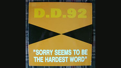 DD92  - Sorry Seems To Be The Hardest Word-