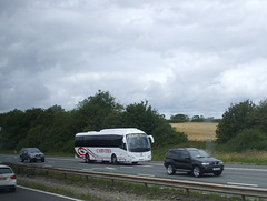 DSCF9322 Carver's Coach on the M6 near Rugby - 19 Aug 2017