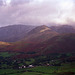 Looking over Buttermere towards Grasmoor (scan from Oct 1991)