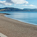 Looking from Lyme Regis towards Cain's Folly and Wear Cliffs