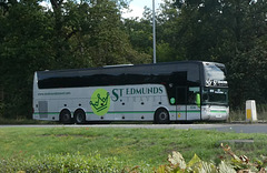 St. Edmunds Travel YJ11 GKE at Fiveways, Barton Mills - 29 Jul 2023 (P1150934)