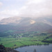 Looking over Buttermere towards Grasmoor (scan from Oct 1991)