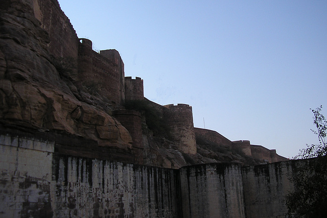 The Walls Of Mehrangarh Fort