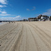 Beach at Lyme Regis, looking towards The Cobb