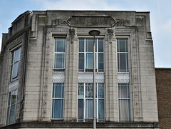burton's shop, barking, london, c20,1931 shop, same cast concrete design as greenwich