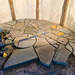 Limestone flooring for the gazebo - progress