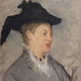 Detail of Madame Edouard Manet by Manet in the Metropolitan Museum of Art, March 2011