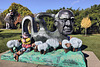 Red Groom's "Henry Moore in a Sheep Meadow" – Grounds for Sculpture, Hamilton Township, Trenton, New Jersey