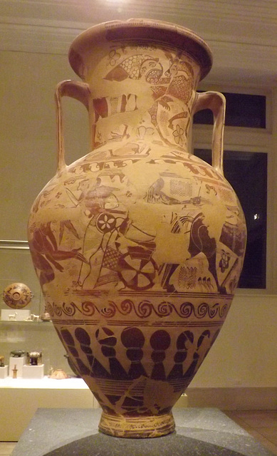 Terracotta Neck-Amphora Attributed to the New York Nessos Painter in the Metropolitan Museum of Art, September 2015