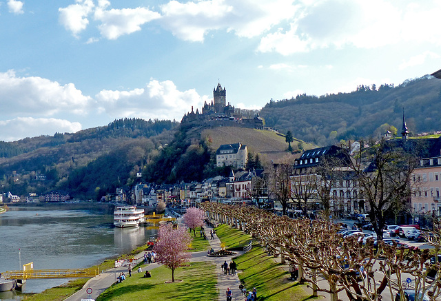 Cochem with castle