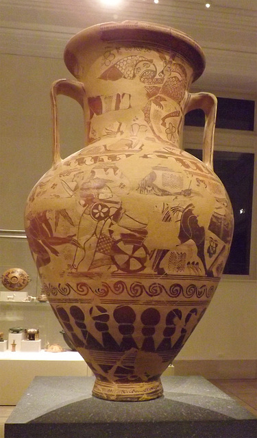 Terracotta Neck-Amphora Attributed to the New York Nessos Painter in the Metropolitan Museum of Art, September 2015