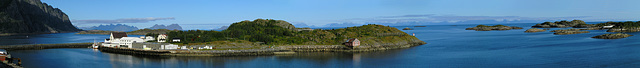 Sauøya island from Henningsværbrua bridge