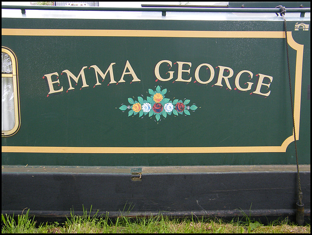 Emma George narrowboat