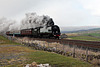 Bulleid Battle of Britain 34067 TANGMERE at Greengates with 1Z87 1426 Carlisle - London Euston The Cumbrian Mountain Express 28th March 2026.