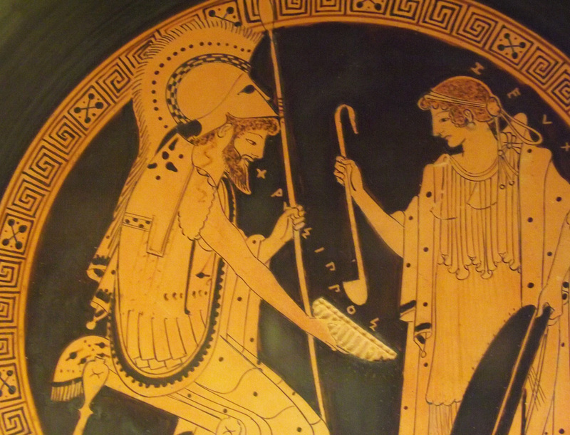 Detail of a Kylix Signed by Brygos as Potter in the British Museum, May 2014