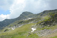 Bulgaria, The Lake Peak (2657 m) in the Rila Mountain Range