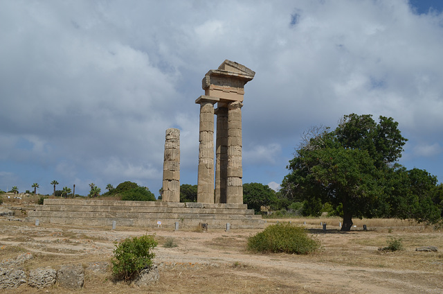 Rhodes, Acropolis Hill, Remains of Apollo's Temple