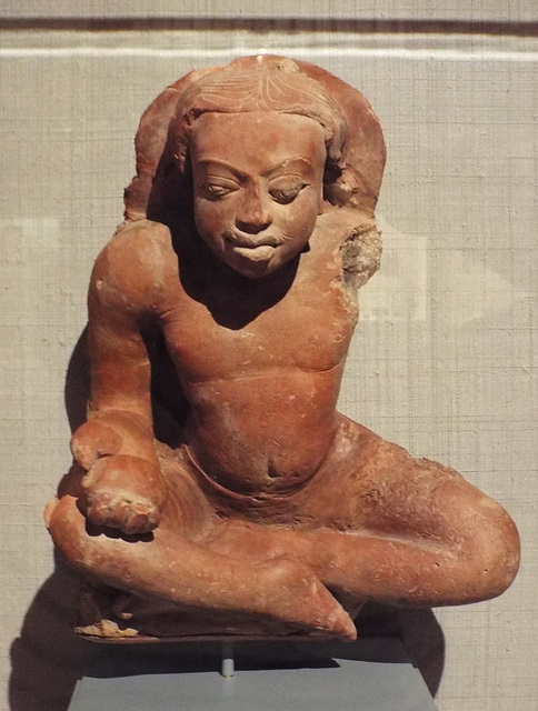 Gupta-Period Seated Male Figure in the Princeton University Art Museum, April 2017