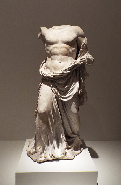 Marble Statue of a Running Male Figure from Pergamon in the Metropolitan Museum of Art, July 2016