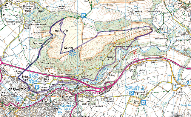 A 5m circular walk in October 1994