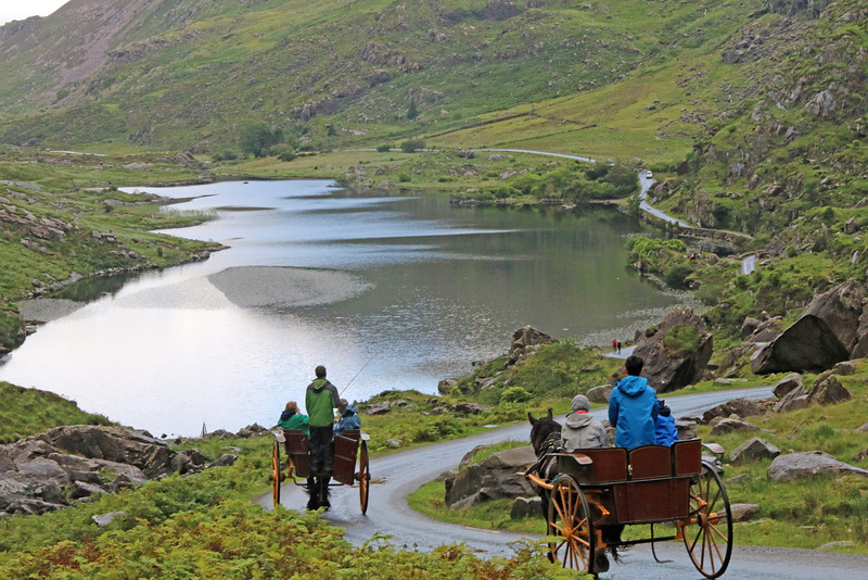 Travel by jaunting car (pony cart) (Explored)