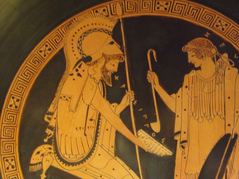 Detail of a Kylix Signed by Brygos as Potter in the British Museum, May 2014