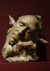 Tête de Faune - Grès émaillé du céramiste Jean-Joseph-Marie Carriès - Musée des Arts Décoratifs