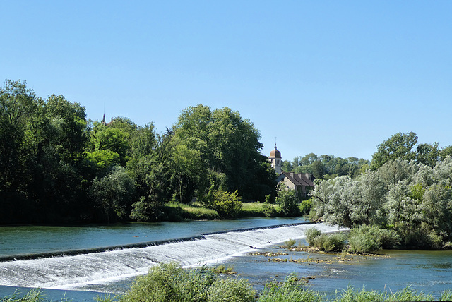 Ranchot (39) 28 juin 2018. Le Doubs.