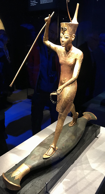 Gilded Wooden Figure