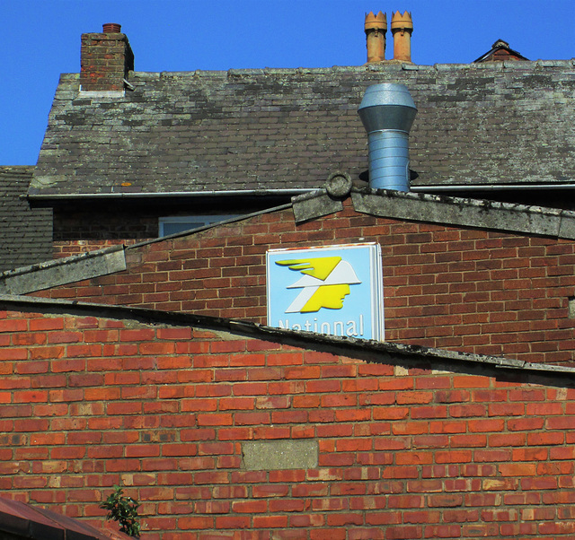 Old National Petrol sign, Sale.