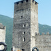 Die Burg Castelgrande, hier zu sehen der Torre Bianco