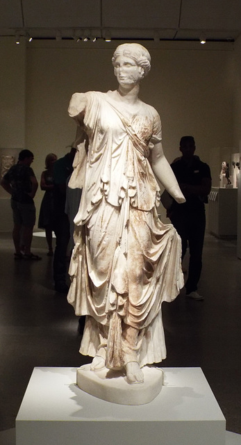 Marble Statue of a Female Figure from the Palace at Pergamon in the Metropolitan Museum of Art, June 2016
