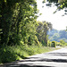 The cycle path along the river bank