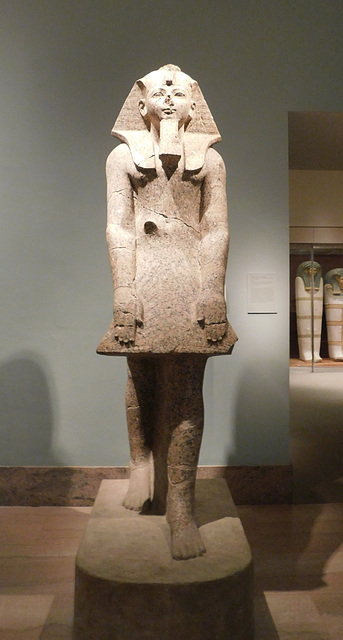 Statue of Hatshepsut in a Devotional Attitude in the Metropolitan Museum of Art, September 2018