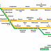 TiG (rail) - Tyne and Wear Metro Map 2007