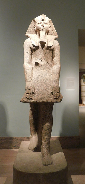 Statue of Hatshepsut in a Devotional Attitude in the Metropolitan Museum of Art, September 2018