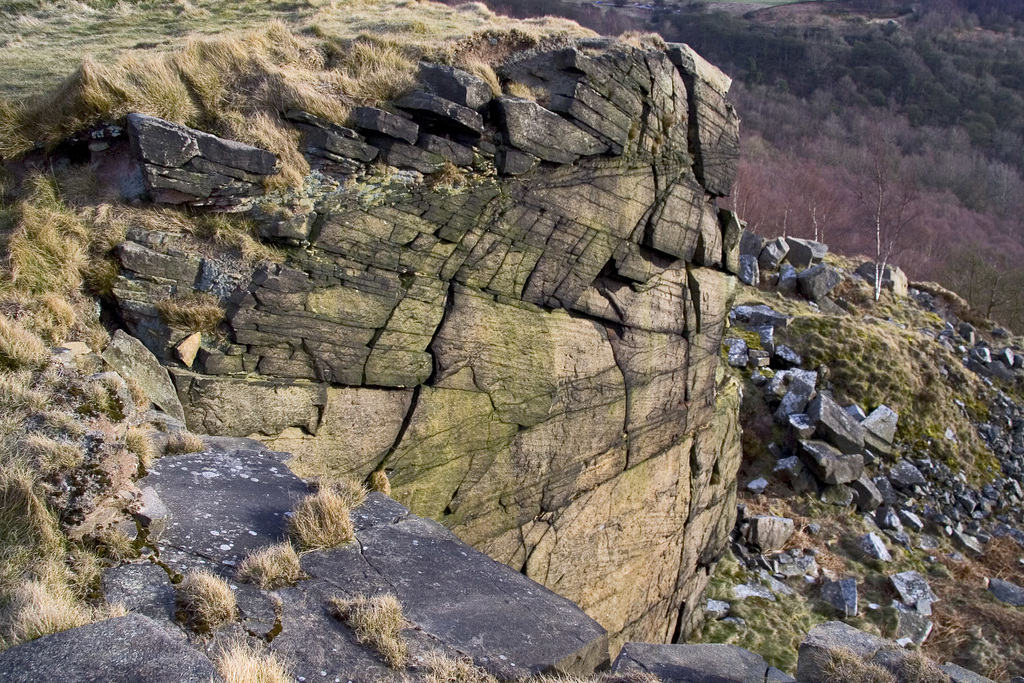 Hay Wood quarry cross bedding