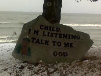 Prayer Stone Over Lake Erie