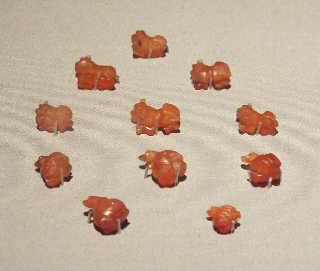 Carnelian Animal-Shaped Ornaments in the Metropolitan Museum of Art, July 2017