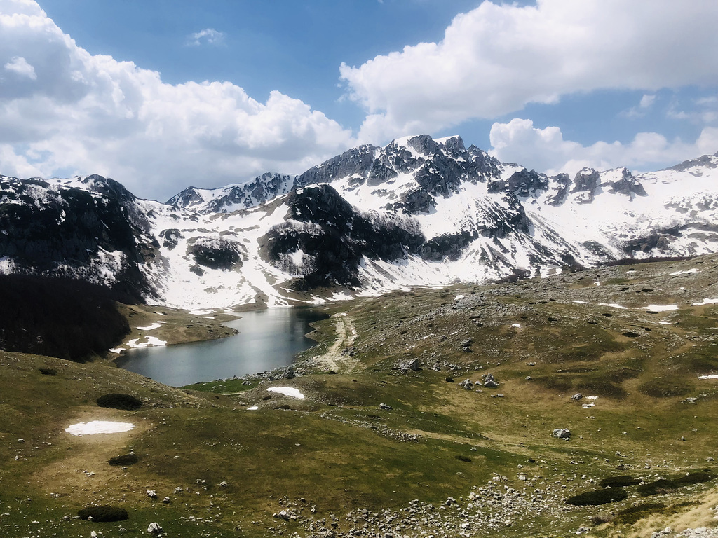 Glacier lake.